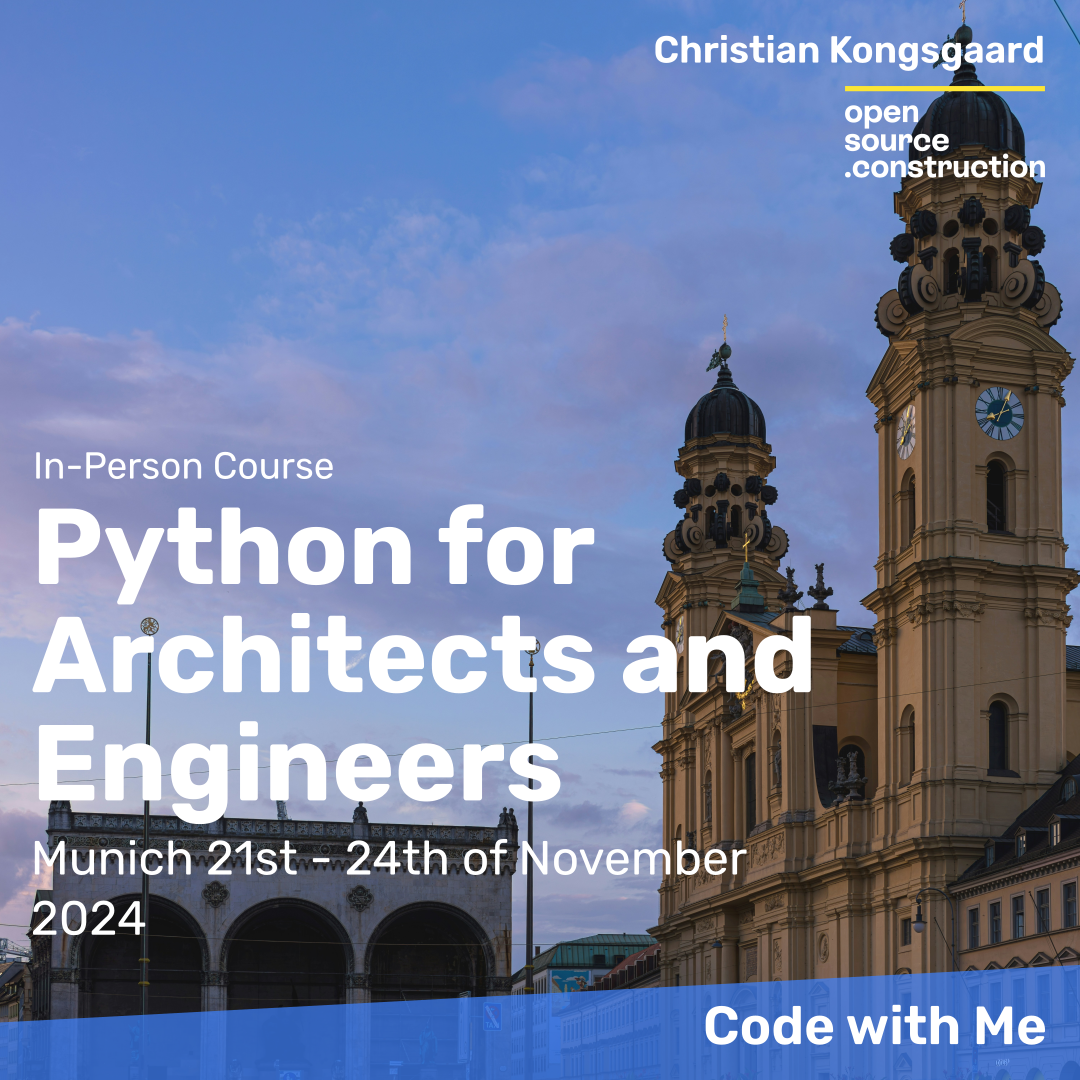 Python for Architects and Engineers - Munich 2024